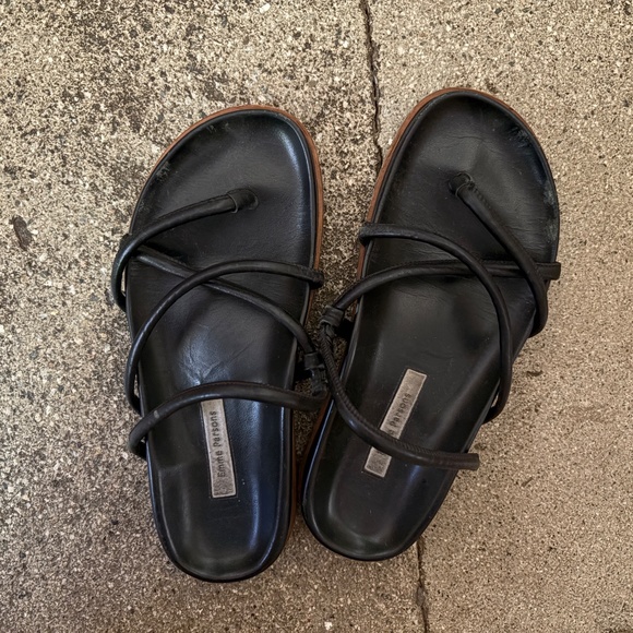 Emme Parsons sandals - black leather, size 36 - Picture 1 of 3
